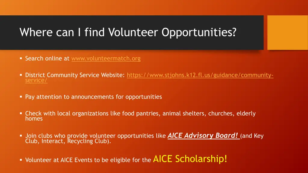 where can i find volunteer opportunities