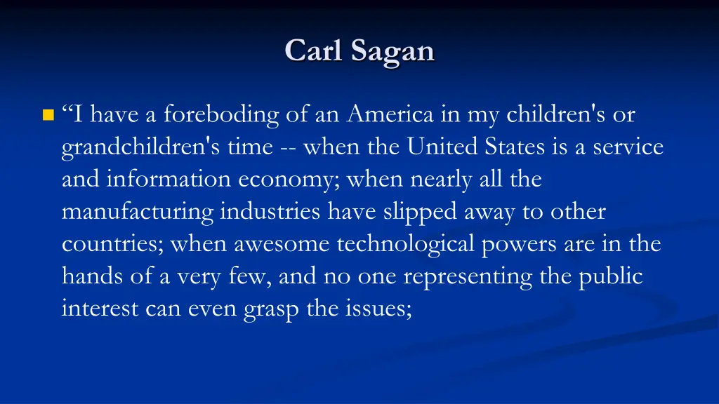 carl sagan
