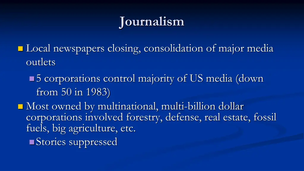 journalism