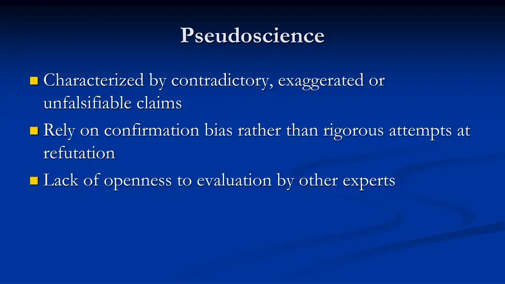 pseudoscience 2