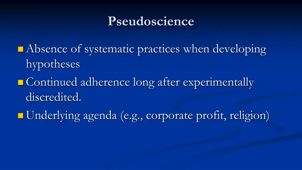 pseudoscience 3