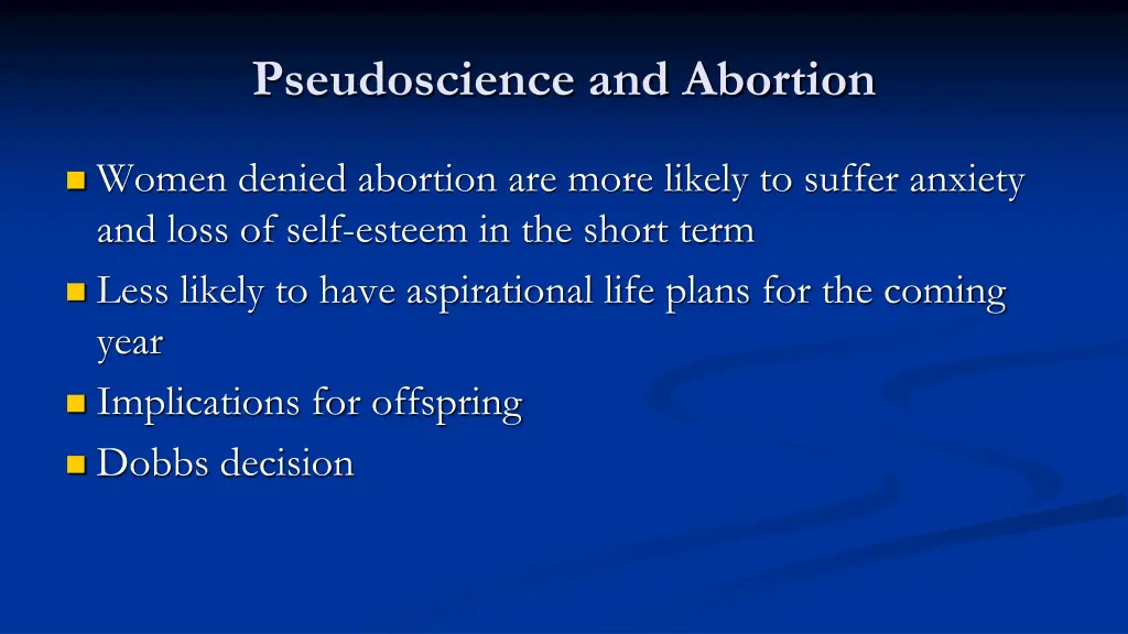 pseudoscience and abortion 3
