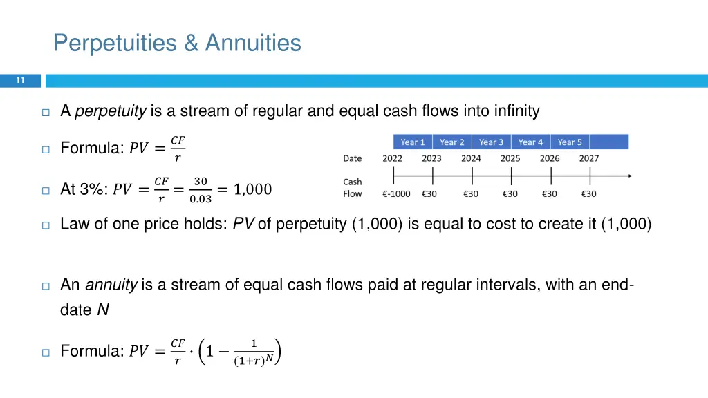 perpetuities annuities