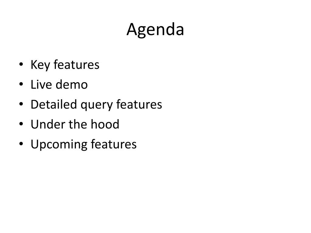 agenda