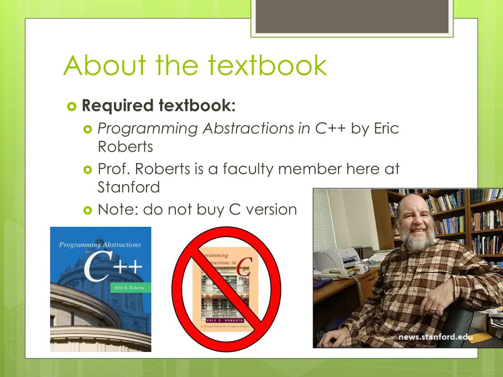 about the textbook