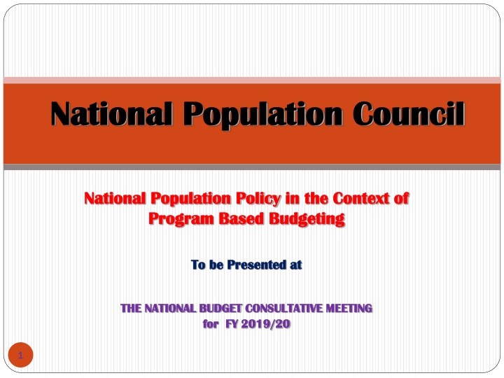 national population council national population