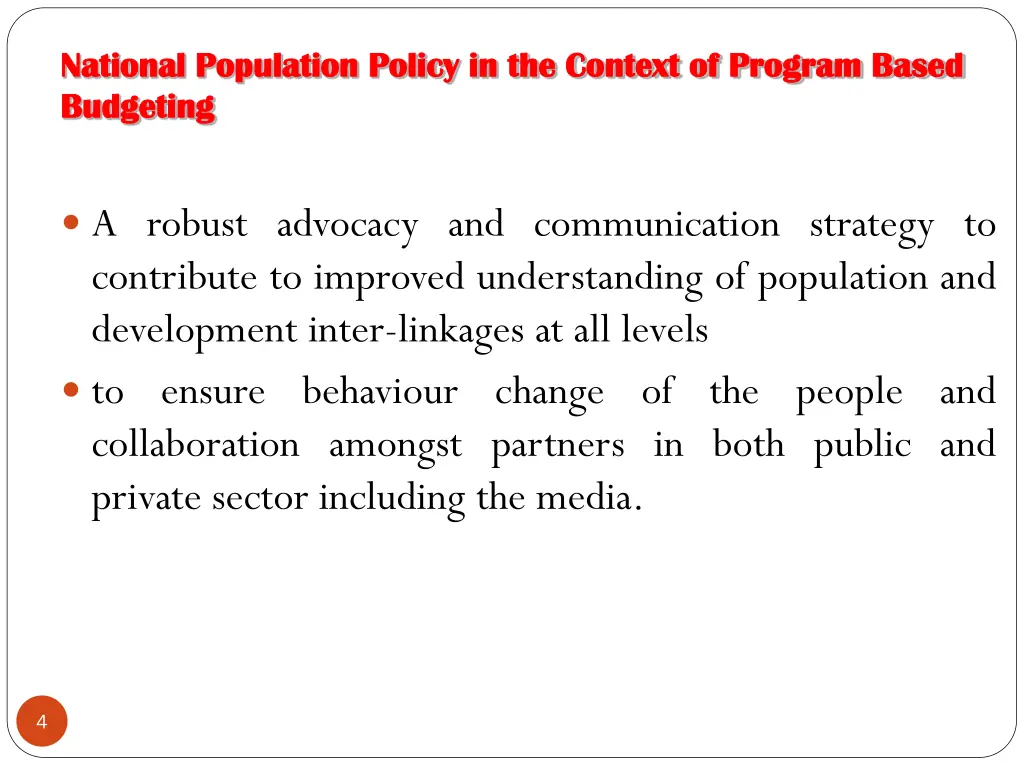 national population policy in the context 2