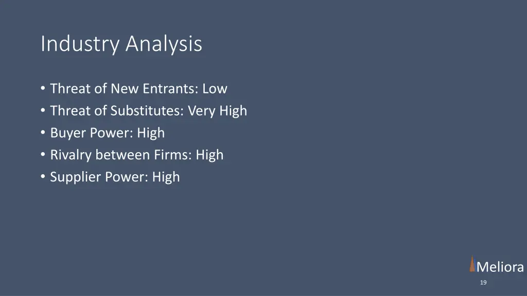 industry analysis