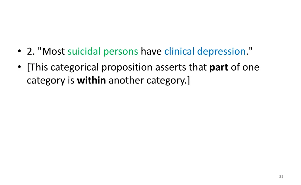 2 most suicidal persons have clinical depression