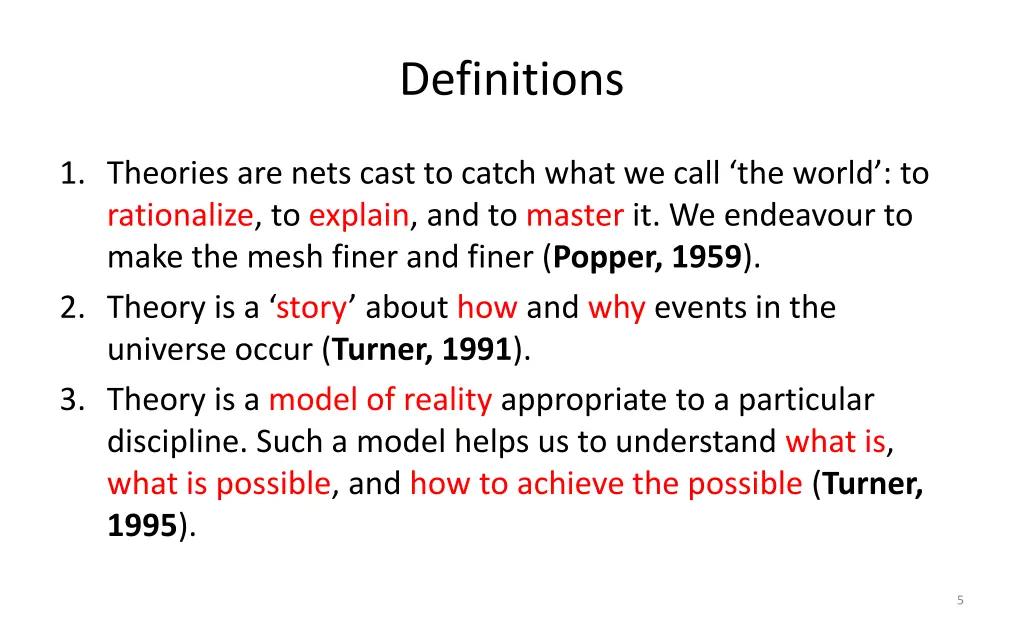 definitions