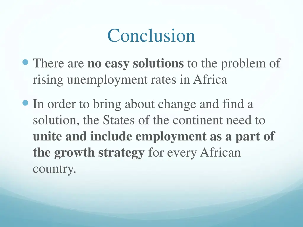 conclusion