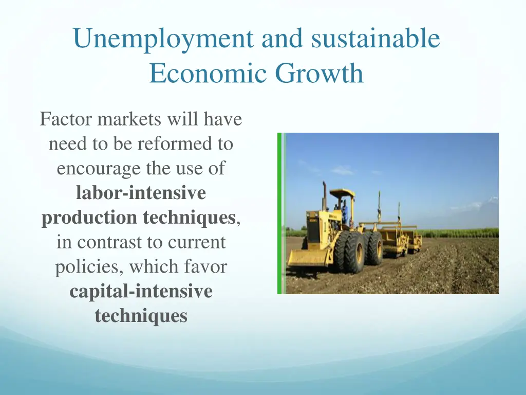 unemployment and sustainable economic growth 1