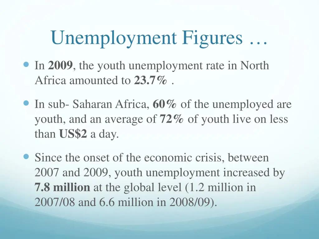 unemployment figures