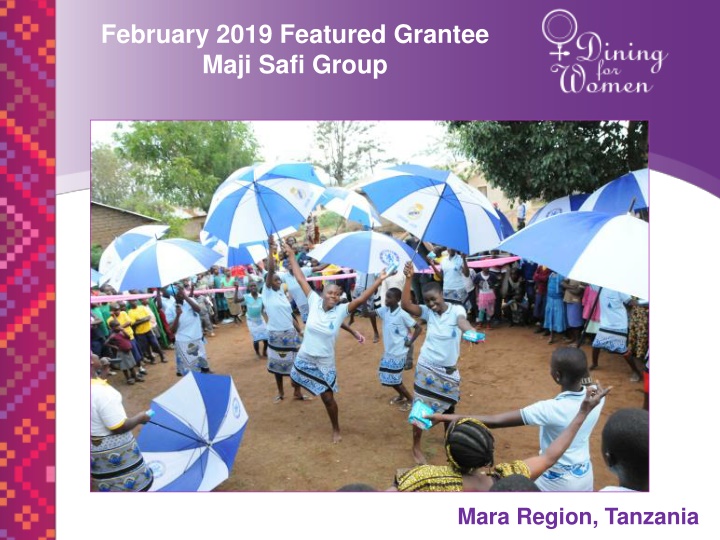 february 2019 featured grantee maji safi group