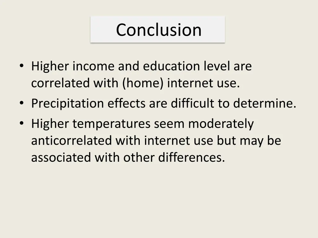 conclusion