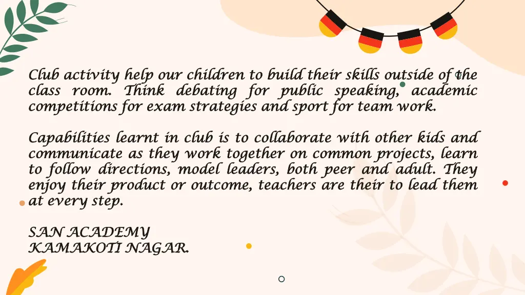 club club activity activity help class class room