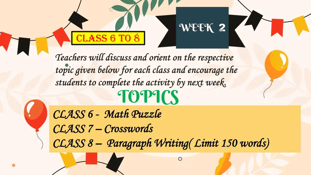 week 2