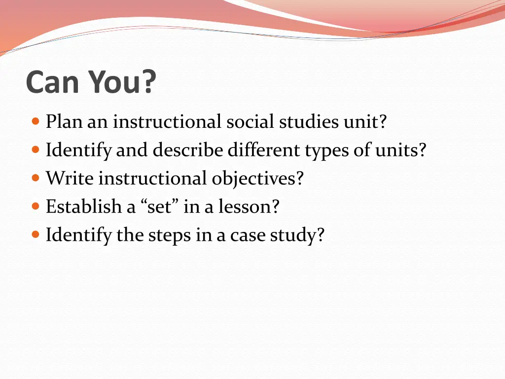 can you