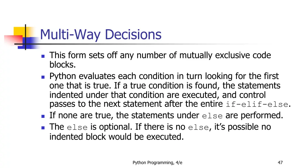 multi way decisions 7