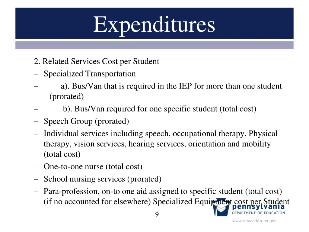 expenditures 1