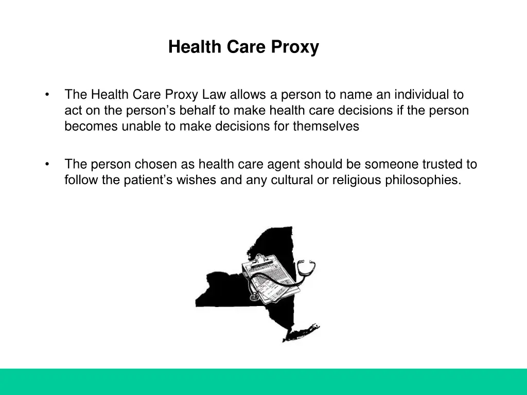health care proxy