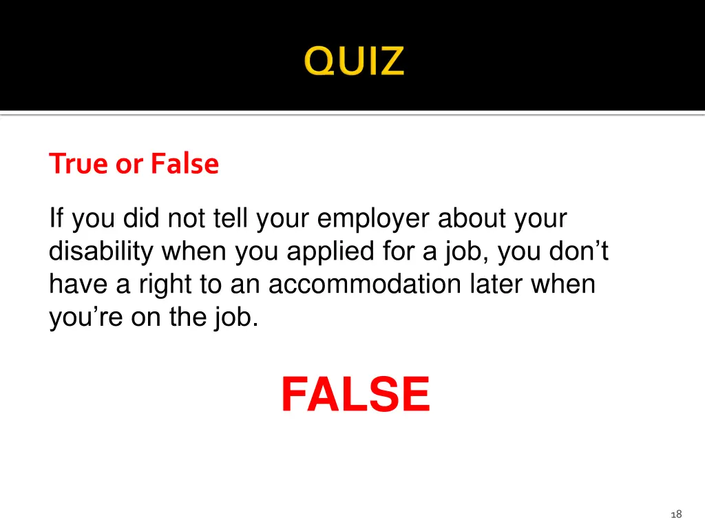 true or false 2
