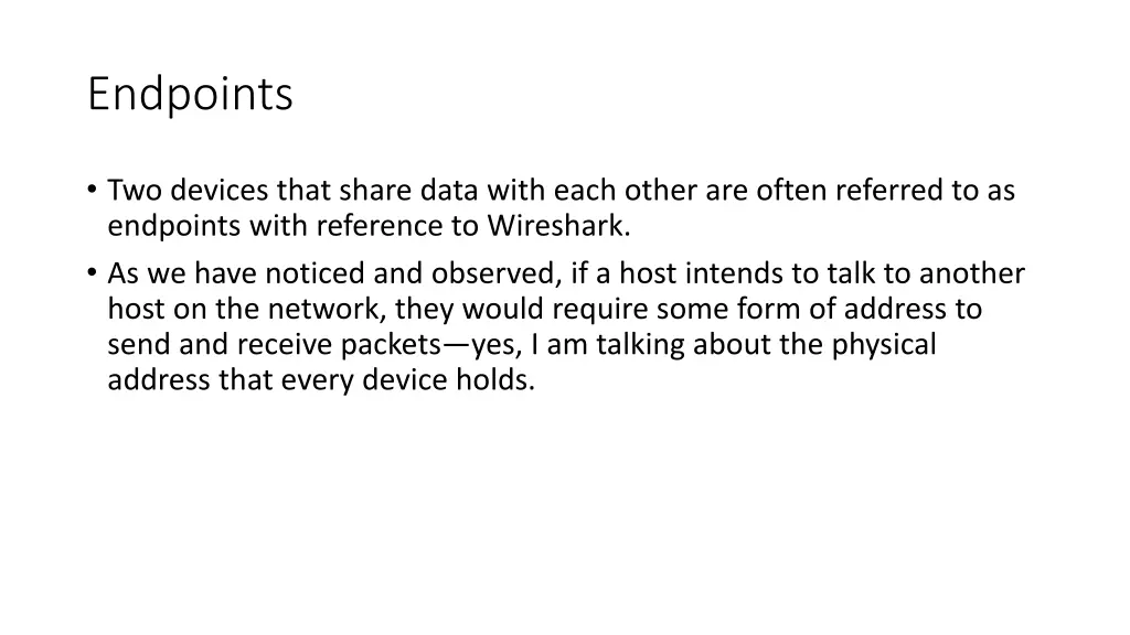 endpoints