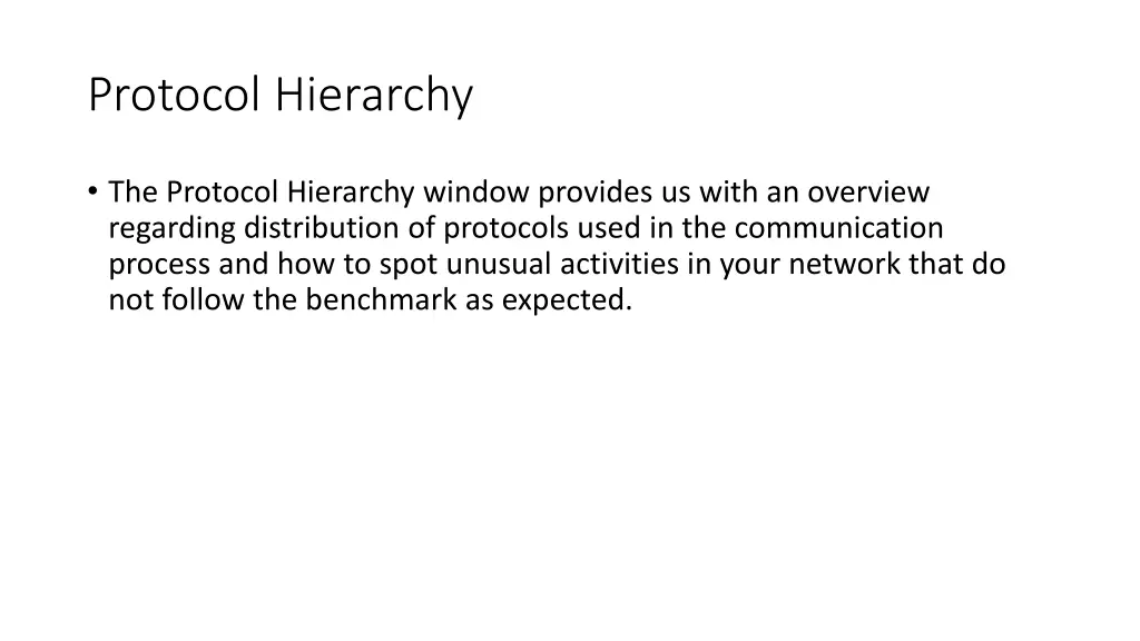protocol hierarchy