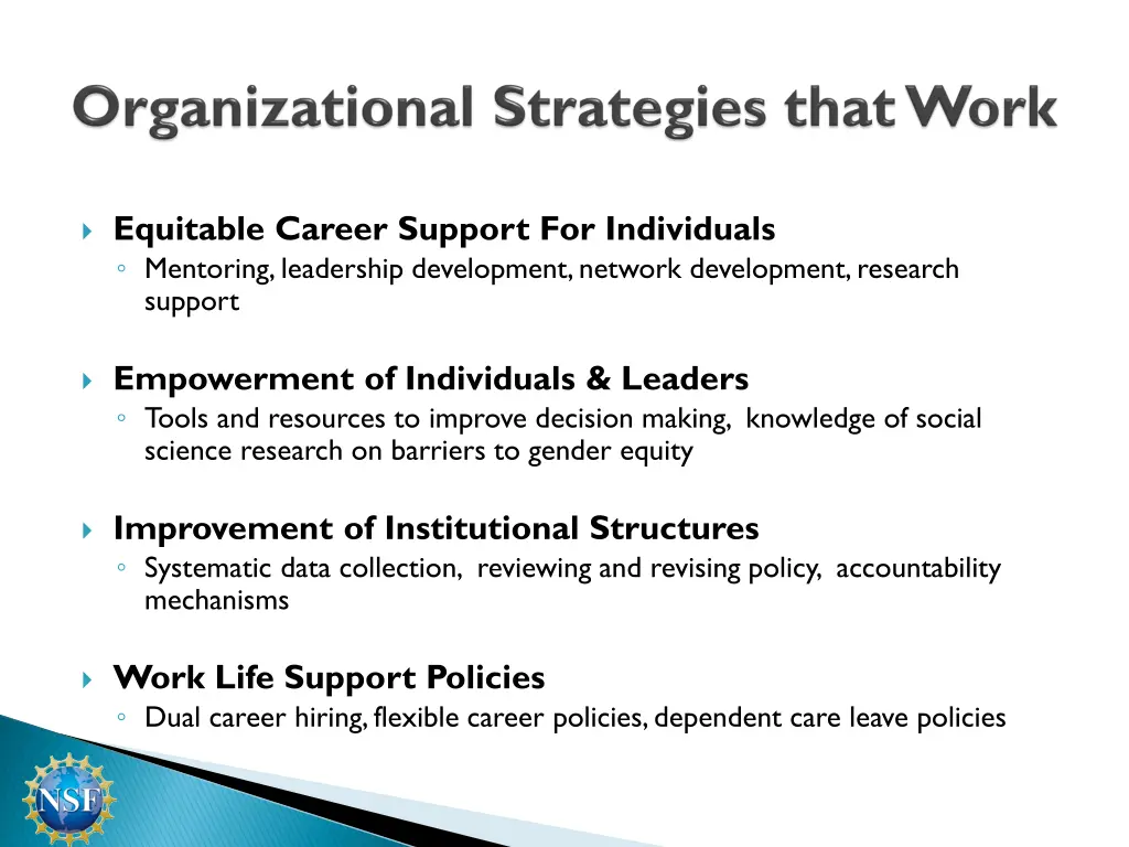 equitable career support for individuals