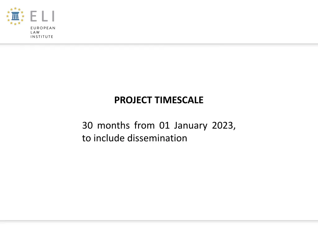 project timescale