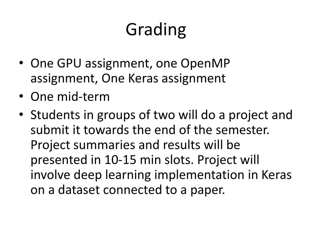 grading