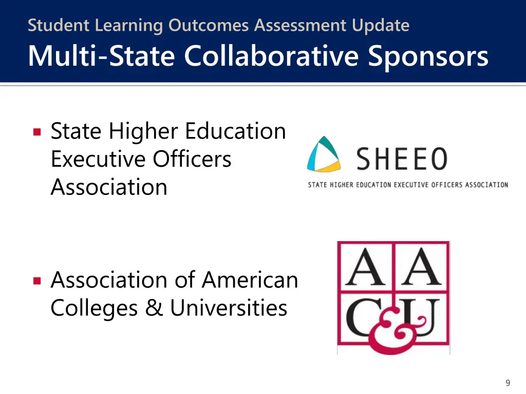 student learning outcomes assessment update multi