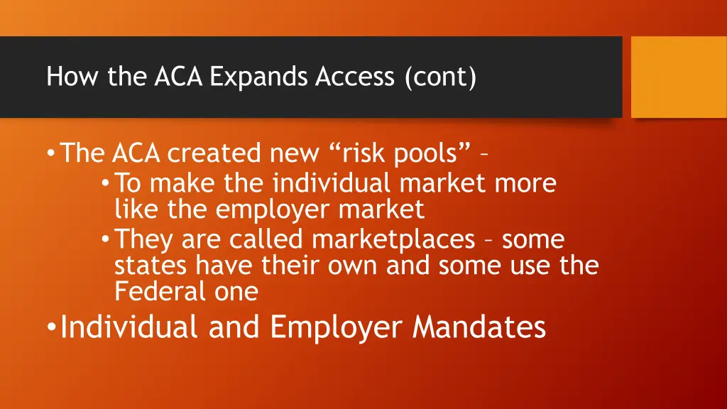 how the aca expands access cont 1