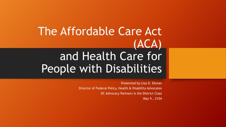 the affordable care act