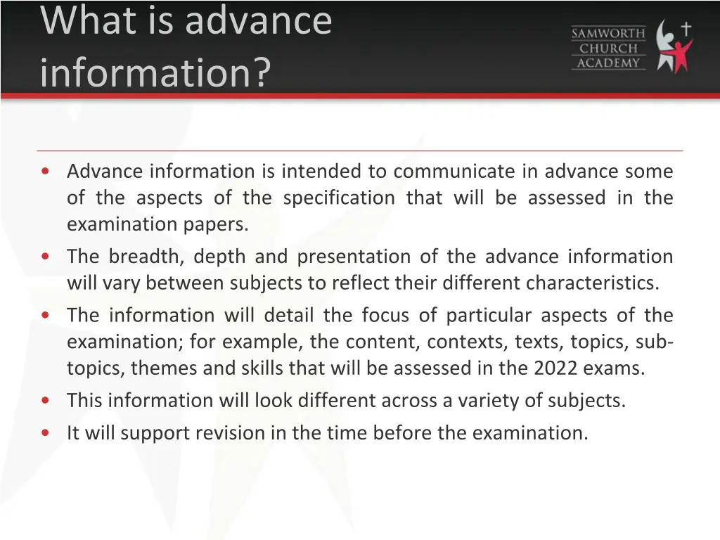 what is advance information