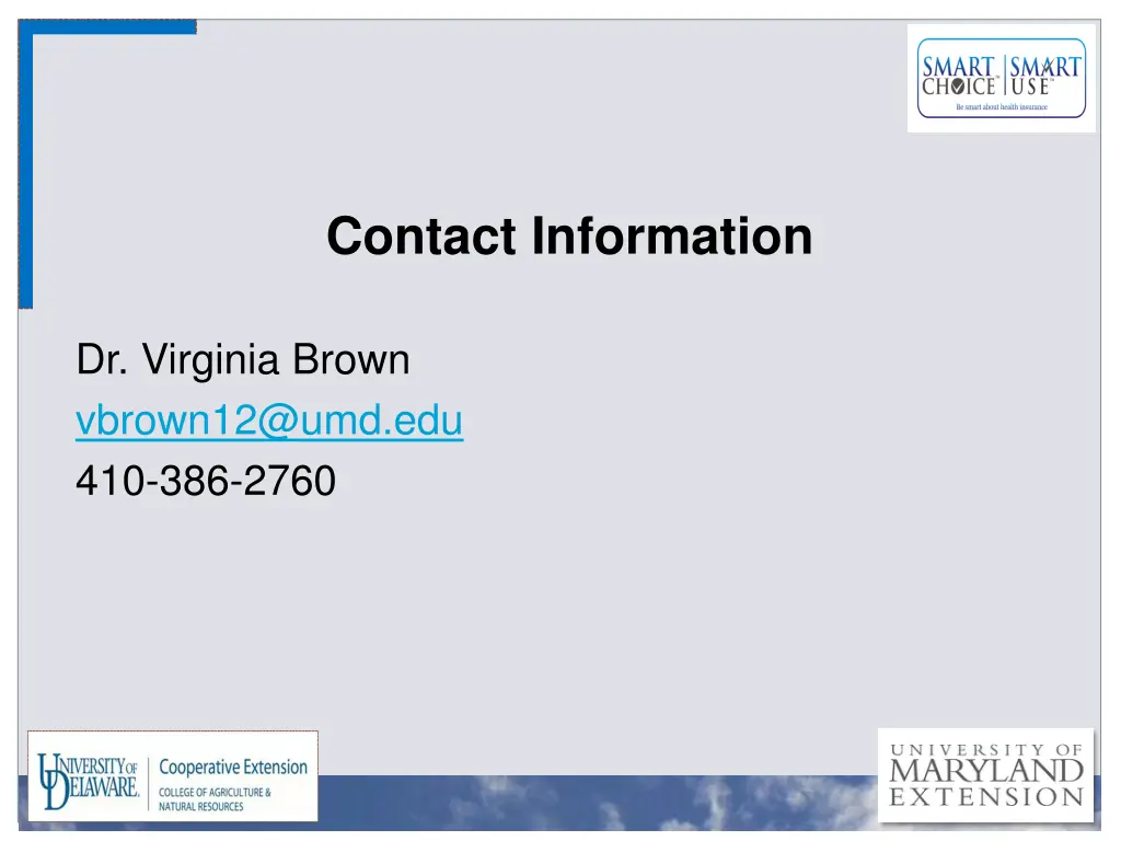 contact information