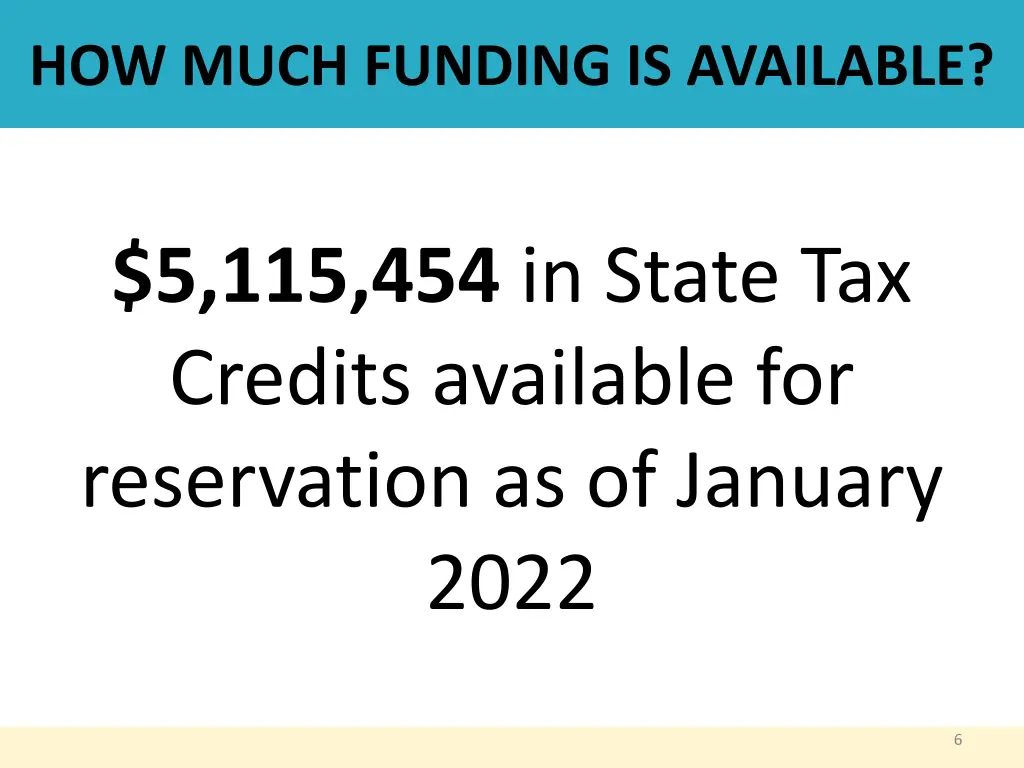 how much funding is available