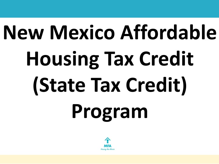new mexico affordable housing tax credit state