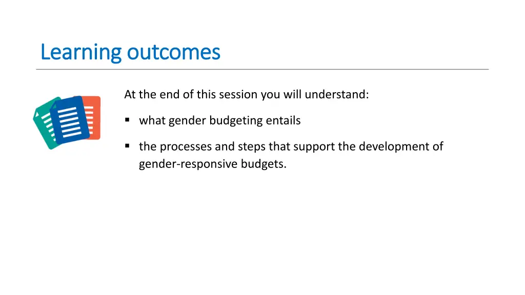 learning outcomes learning outcomes