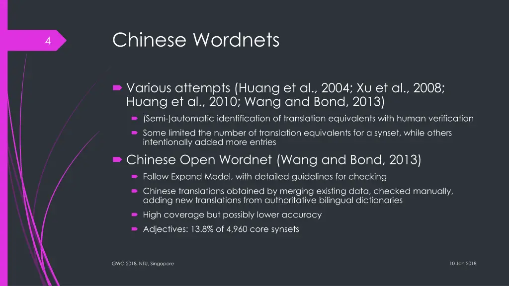 chinese wordnets