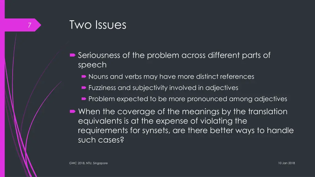 two issues