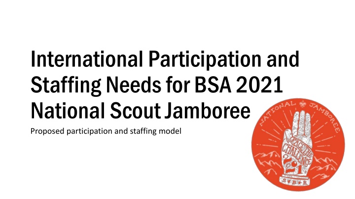 international participation and staffing needs