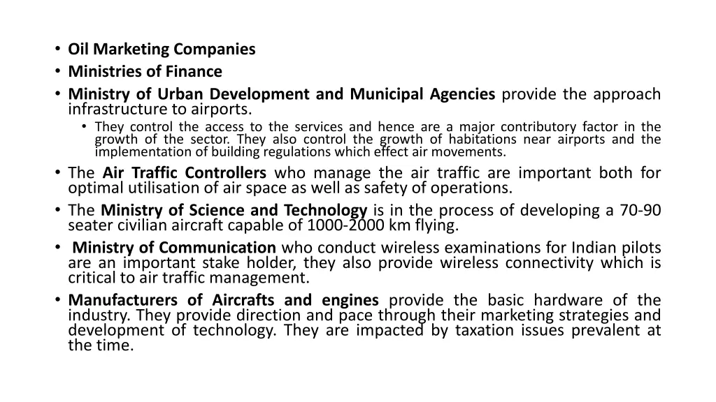 oil marketing companies ministries of finance