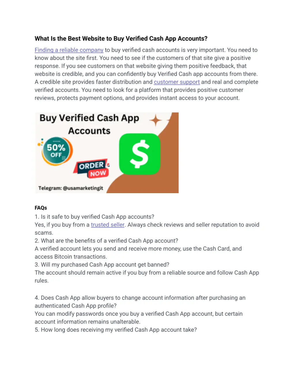 what is the best website to buy verified cash