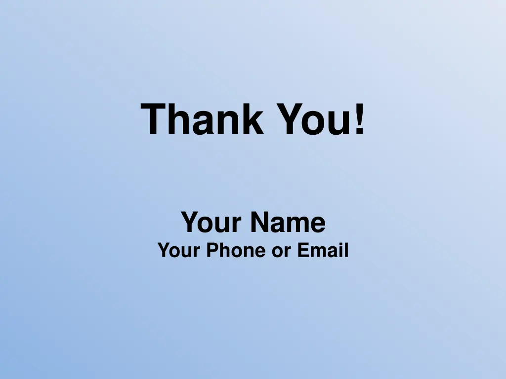 thank you