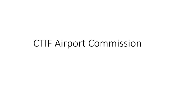 ctif airport commission