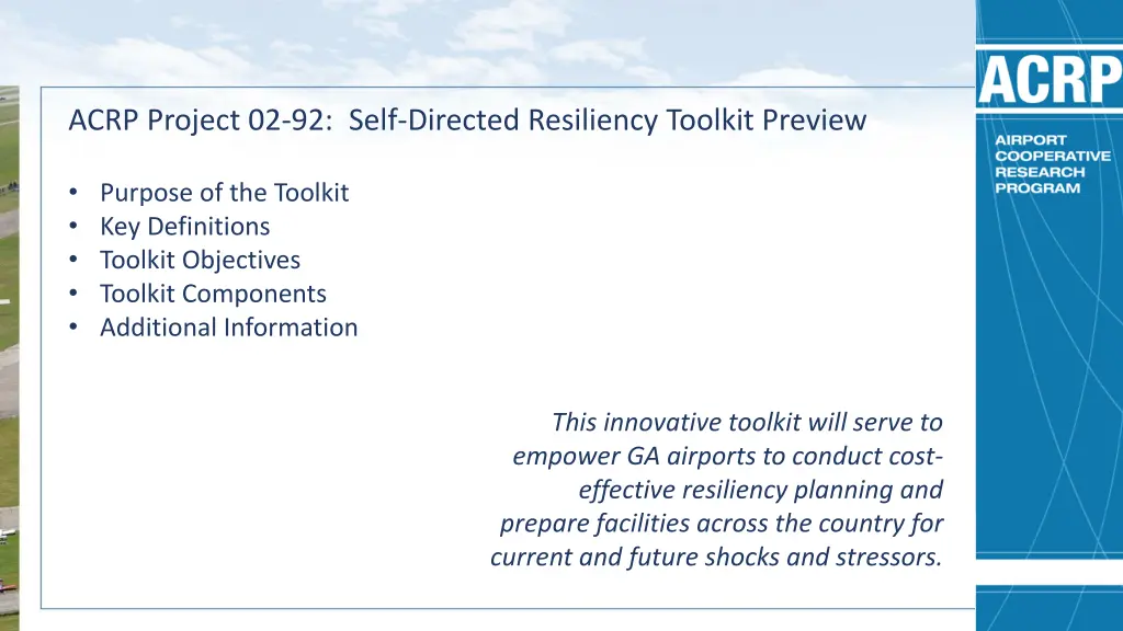 acrp project 02 92 self directed resiliency