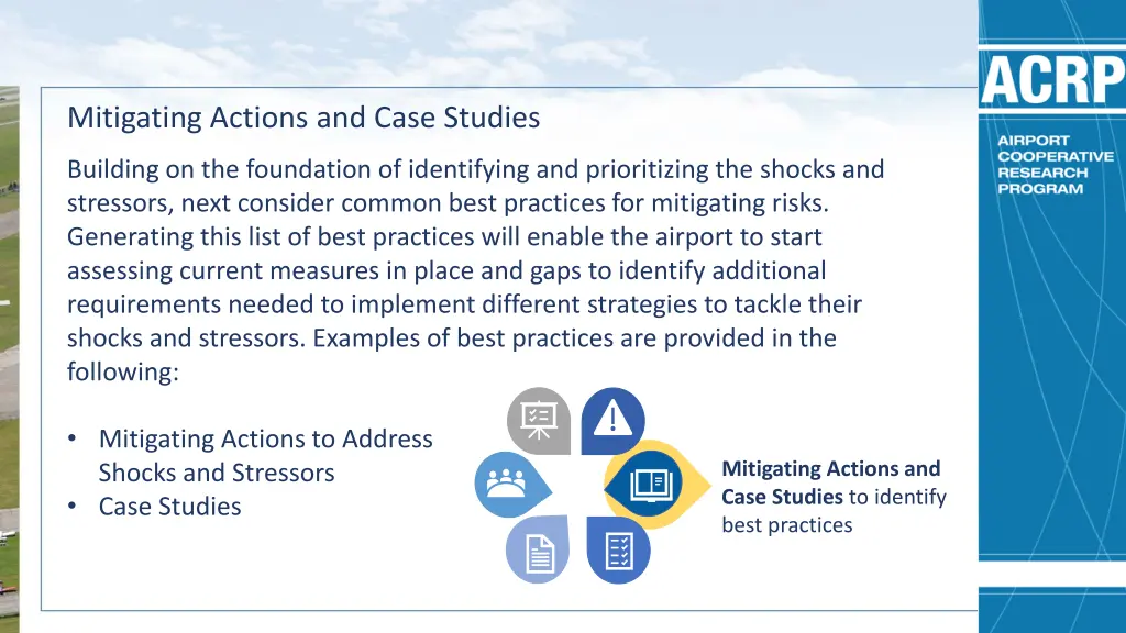 mitigating actions and case studies
