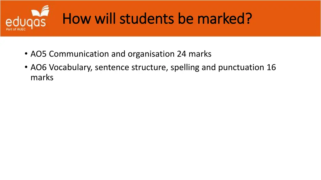 how will students be marked how will students