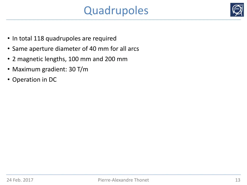 quadrupoles 1